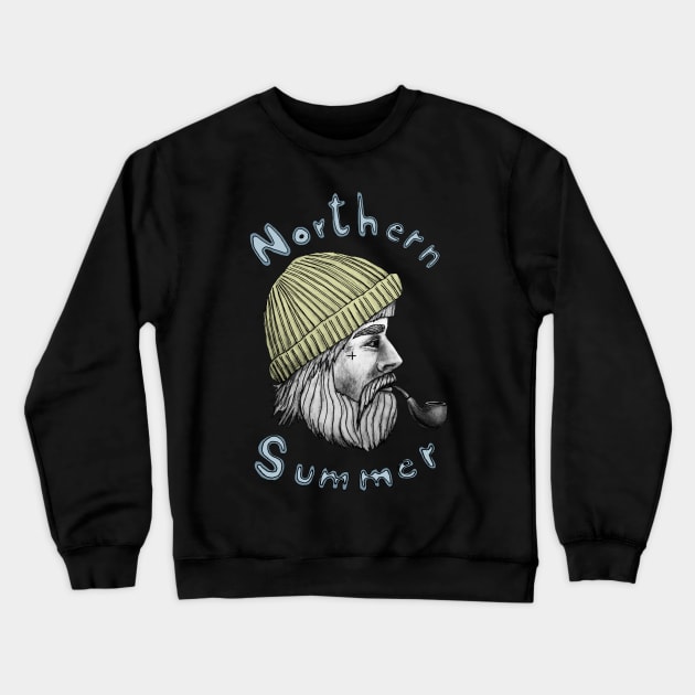 Norhen Summer Crewneck Sweatshirt by HanDraw